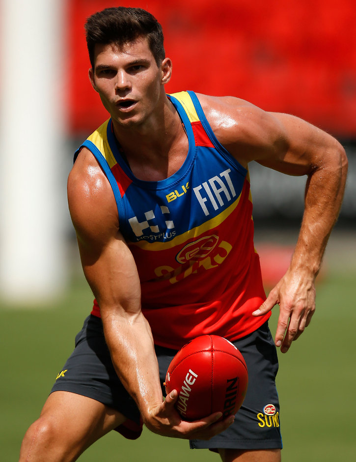 AFL 2015 Training - Gold Coast 171215 Jaeger O'Meara is making faster progress than expected as the new season approaches - ${keywords}